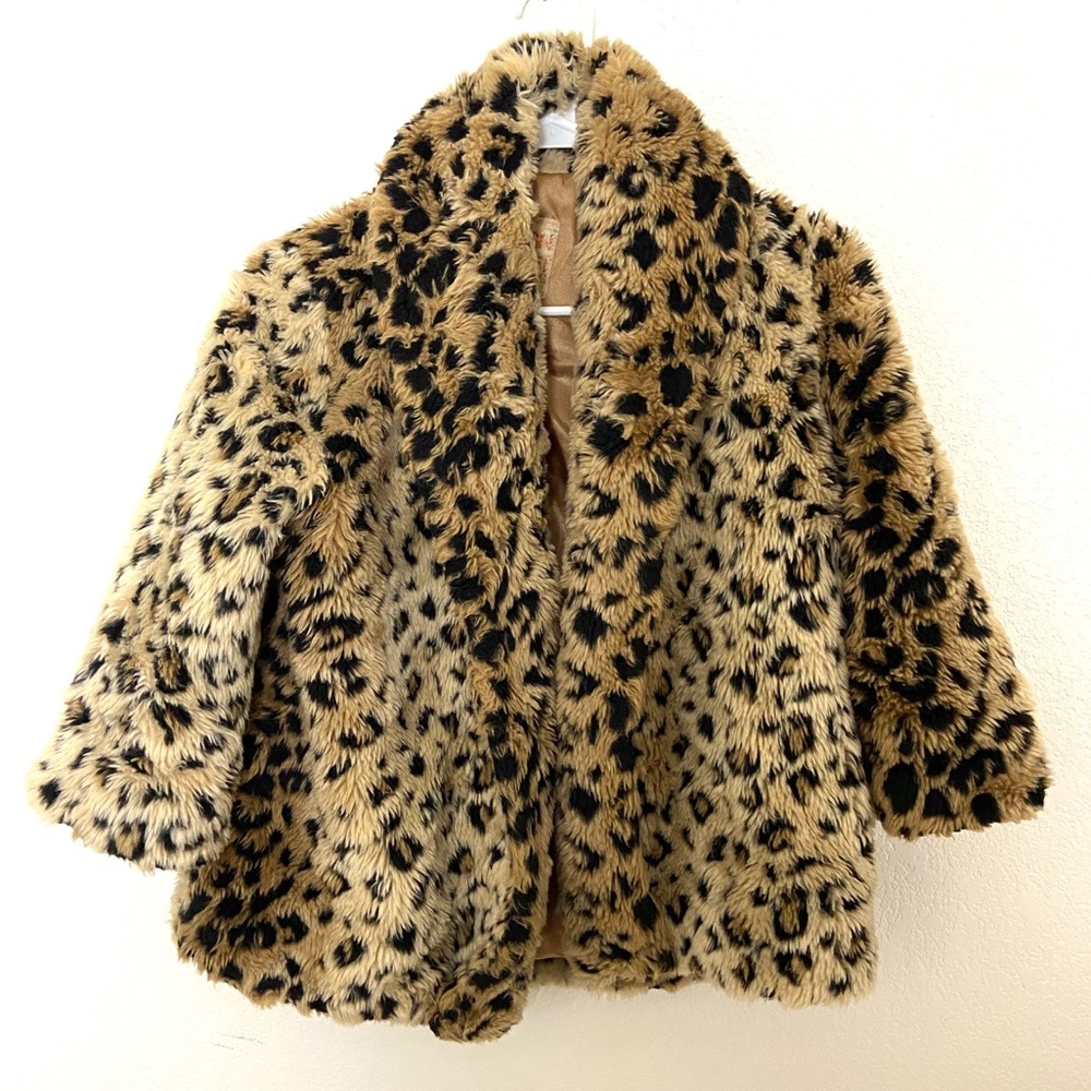 Leopard Faux Fur Coat - Faux Fur Jacket